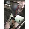 Kashimura AT Shift Genuine Leather with Red for Easy Knob, Stitching, Gate-Type AT/MT/Column-Mounted Vehicles, Screw-In Type, Installation, NKS-97