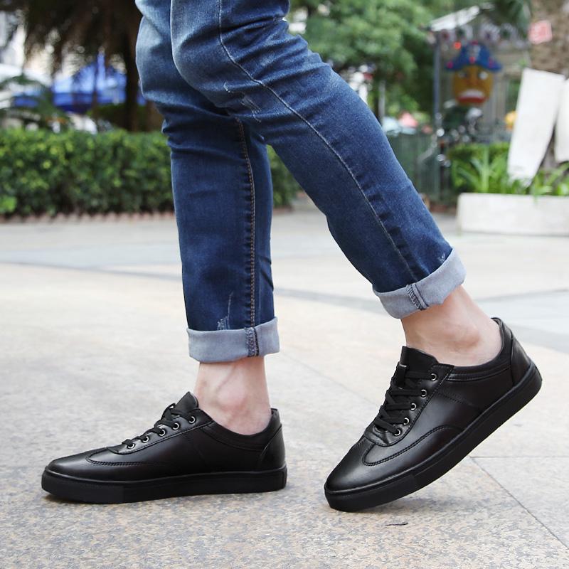 Fashion Autumn Winter New Couple's Leather Casual Shoes Versatile Men's Oxford Shoes Trendy Office Men's Business Shoes Big Size: 35-49
