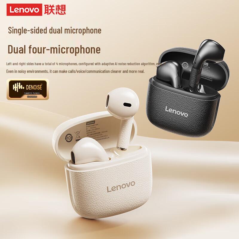 Lenovo EA166 Half-in-Ear Bluetooth 5.4 Wireless Earbuds