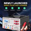 Multiple Protection 12V 24V 6A Overvoltage Protection Intelligent Pulse Repair Digital LCD Display Voltage Temperature Detection Car Battery Charger