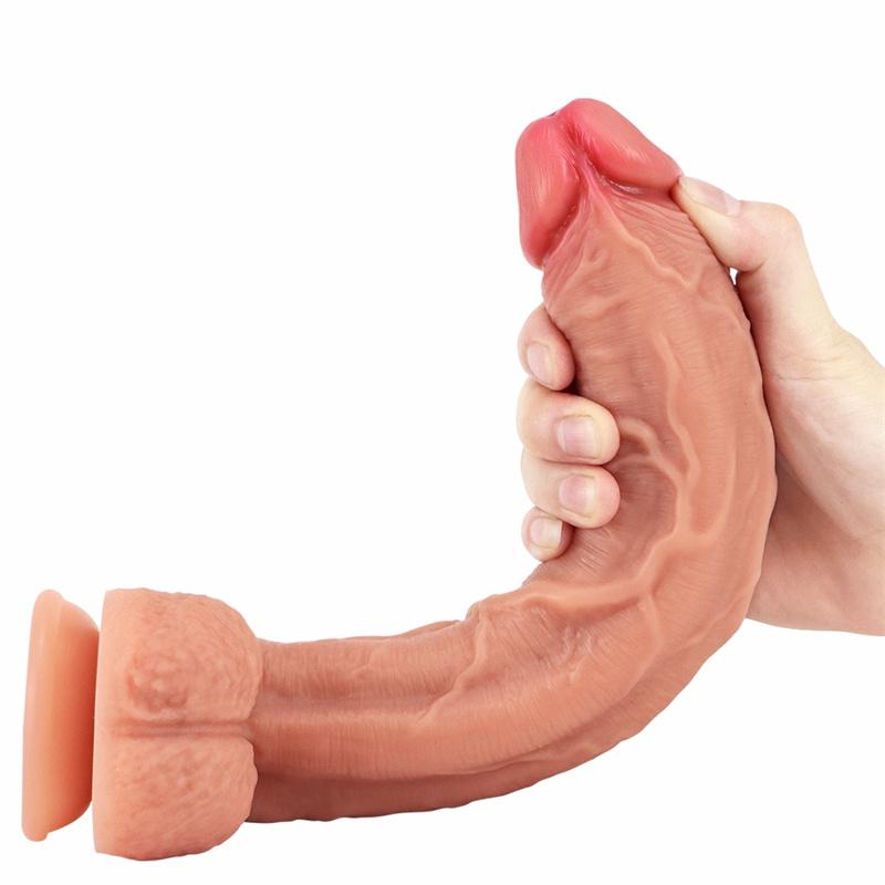 Female Simulation Penis Oversized Male Root Thick Liquid Silicone Female Extra Large