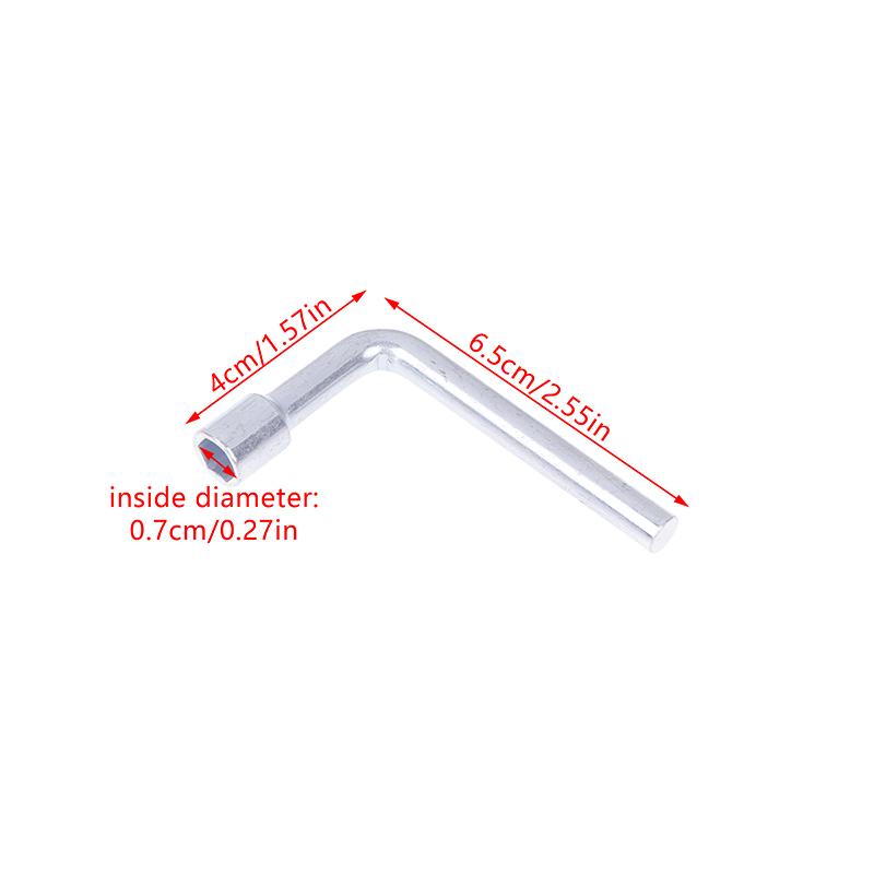 L-Shaped Socket Wrench Elbow 7-Shaped 6 7 8 10 12 13 14Mm Hex Key Hexagonal Mouth Steel Hand Tools Accessories
