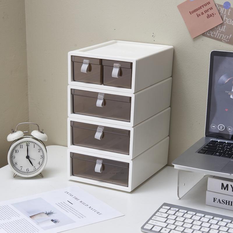 Schreibtisch-Schubladen-Organizer: Mehrschichtige Aufbewahrung für Büromaterialien & Kosmetik