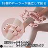 Ailunate Massage Fascia Roller for and 18 Rollers Roller, Feet, Calves, Thighs, Legs, Stretching, (Green)