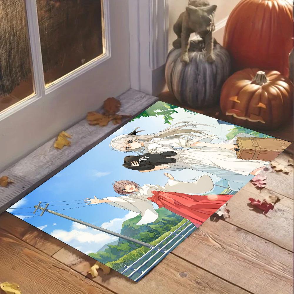 1pc Yosuga No Sora Bathroom Absorbent Mats Anti-Slip Mats Home Decor Supplies Carpets Home Kitchen Floor Mats