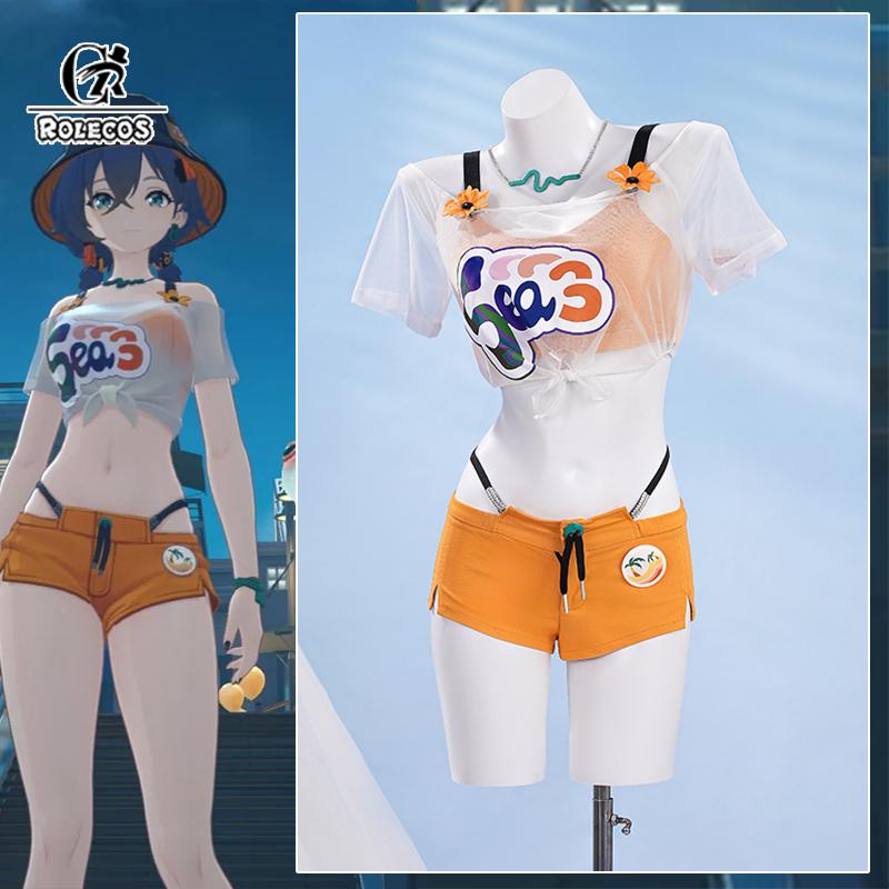 Jeu Zenless Zone Zero Belle Été Costume Cosplay Protagoniste Féminine Maillot de Bain Belle Femmes Halloween Jeu de Rôle Skin
