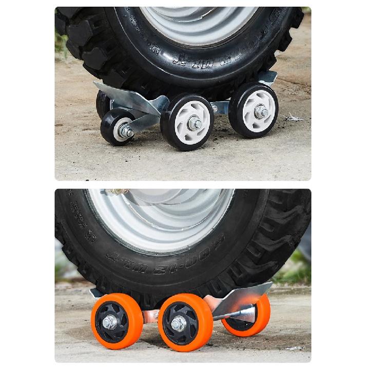 Carrello Portautoveicoli da 1500 kg con Ruote Girevoli Robuste Pattini per Veicoli Ruota per Carrello Riparazione Auto Scivolo Veicolo Carrello per Spostamento Veicoli