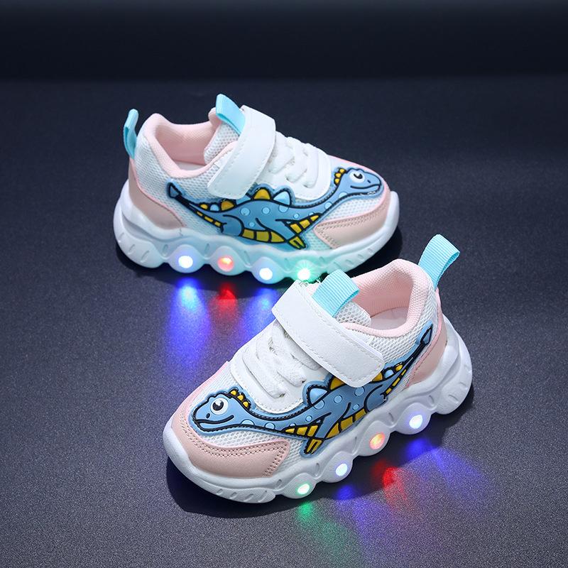 2025 New LED Children's Trainers Boys and Girls Tennis Shoes Sports Shoes for Toddlers Child Kids Sneakers