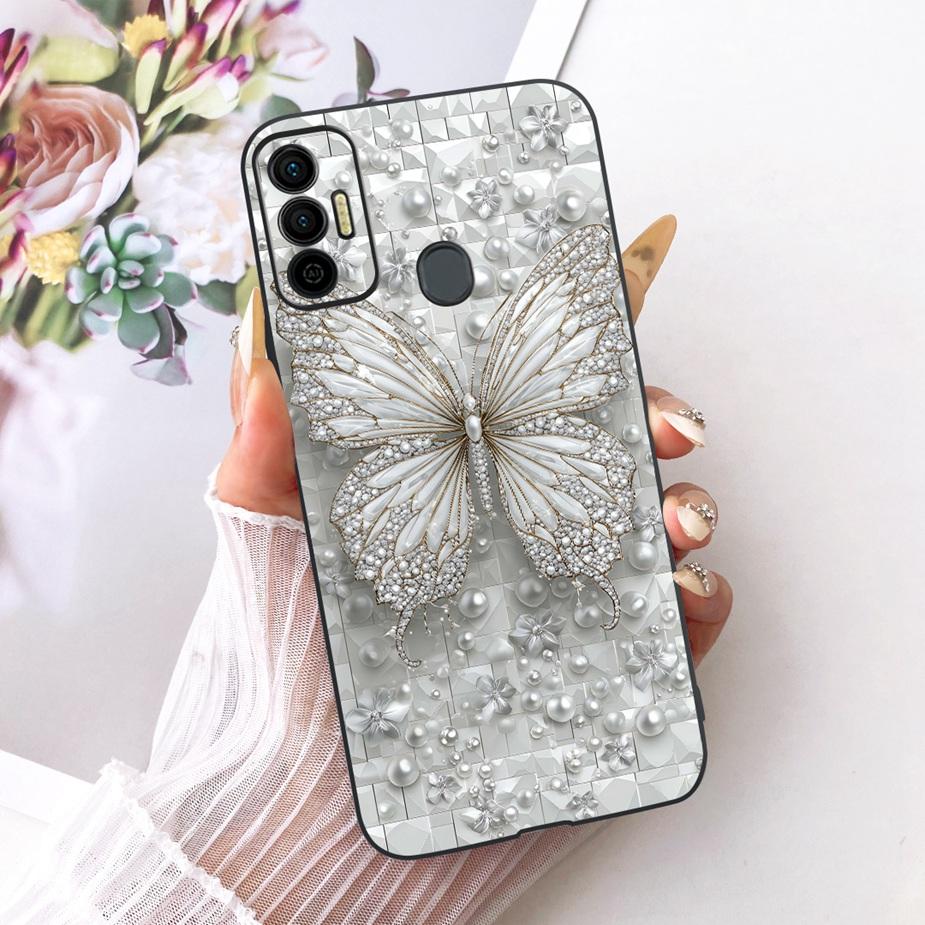 For Tecno Spark 7 Pro Case Spark7 T KF6p New Luxury Painted Cover Soft Silicone Case For Tecno Spark 7P 7T Spark7 Pro Funda Bags