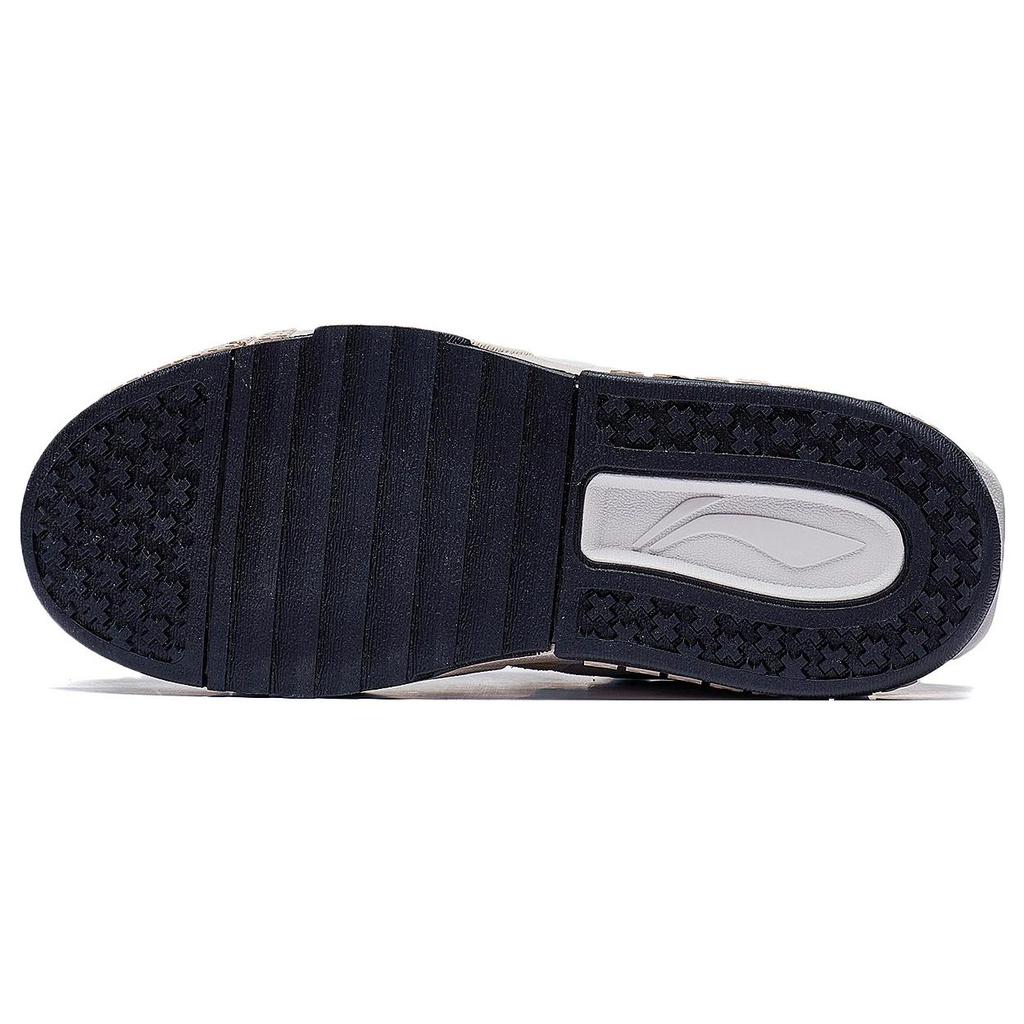 New LiNing 001 UNBLOCK Anti Slip Wear Resistant Low Top Skateboard Shoes Men's Blue White AGCT217-3
