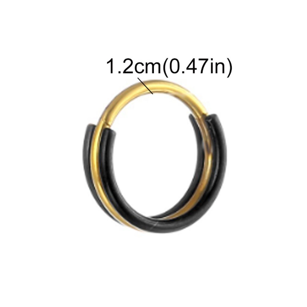 Body Piercing Septum Clicker Cartilage Ring Nose Hoop Titanium Steel Nose Ring  For Women Men