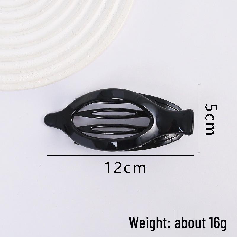 French Retro Shark Hair Clip - Lightweight Updo Accessory