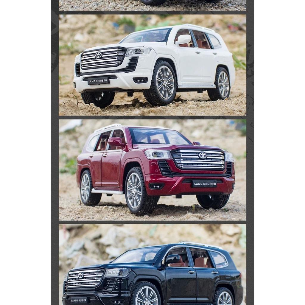 1/24 Toyota LAND CRUISER LC300 Alloy Car Model Diecast Metal Toy Off-road Vehicle Car Model Simulation Gift