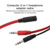 3.5Mm Aux 1 Male To 2 Female Spliter Wire 3.5 Jack Audio Splitter Cable Headphone Earphone Speaker Stereo Aux Adapter Cord