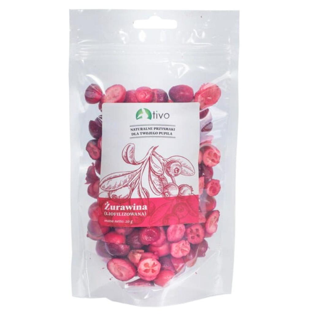 Crispy Freeze-Dried Cranberry For Parrots - Natural Fruit Treat | 20 G
