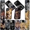 Animal Lion Art Casing Phone Cover for Samsung Galaxy S25 S24 S23 FE Plus Ultra S7 Edge A16 A15 5G s25+ Soft Case