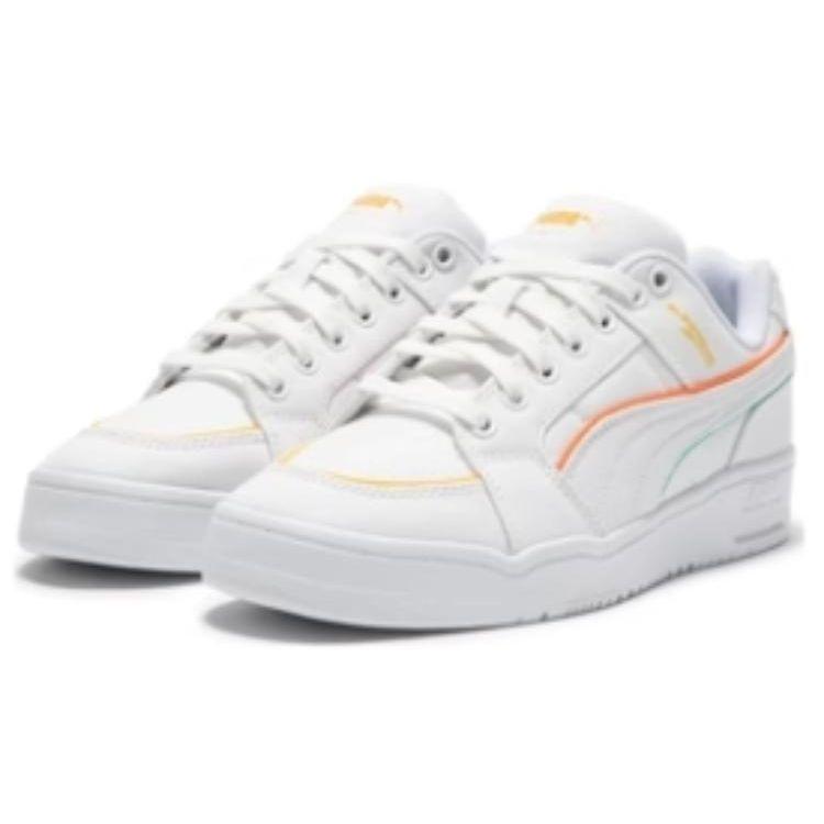 Puma Slipstream Cushioning Durable Low-Top Sneakers Unisex Sneakers White Green 390123-03