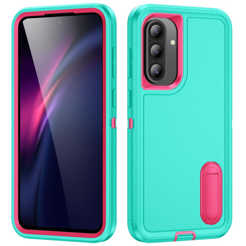 New Samsung A56 Full Surround Frosted Anti Drop Dustproof Bracket Phone Case Skin Friendly Heat Dissipation Protective Cover