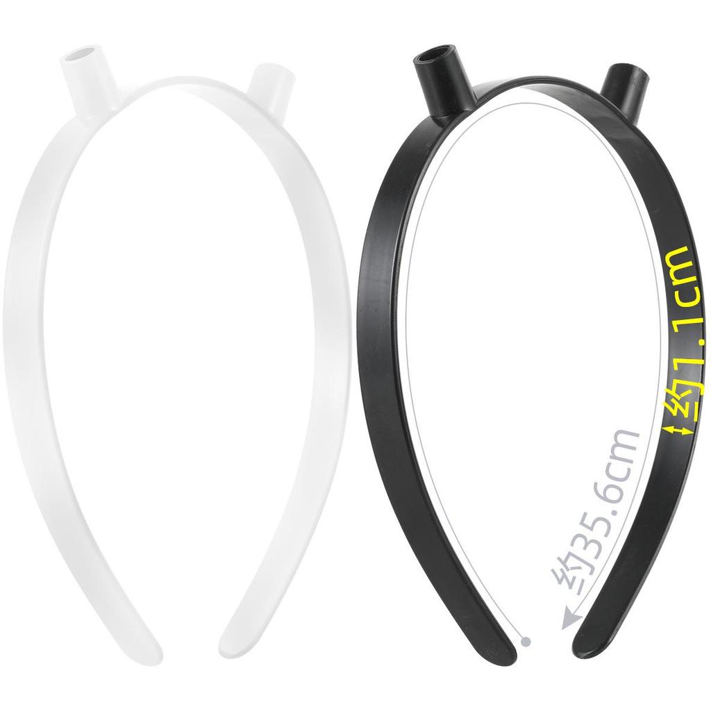 DIY Black Toothless Plastic Christmas Horn Headband 2.0