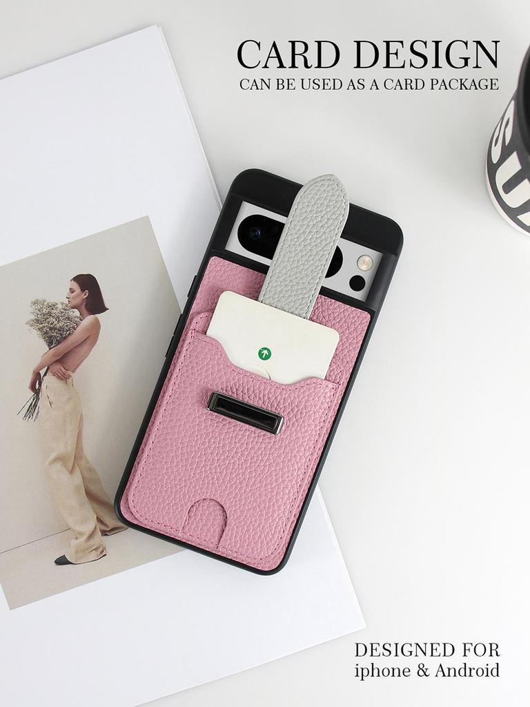 Universal Leather Anti-Fall Phone Case for Google Pixel 6/7/8 Pro & Samsung Galaxy A53 with Card Slot