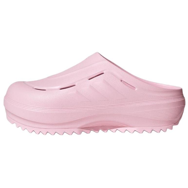 Adidas Ozwave Clog Casual Comfortable Versatile Non-Slip Closed-Toe Slippers Unisex Footwear Pink JR6756