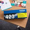Cartouche Toner - BROTHER - TN423Y - Jaune - Laser - Bureau