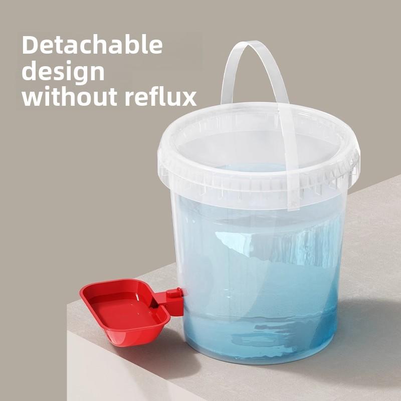 Distributeur d'eau pour chat Distributeur d'alimentation pour poulet Distributeur d'eau potable Distributeur d'eau automatique pour poulet et canard Seau d'eau potable