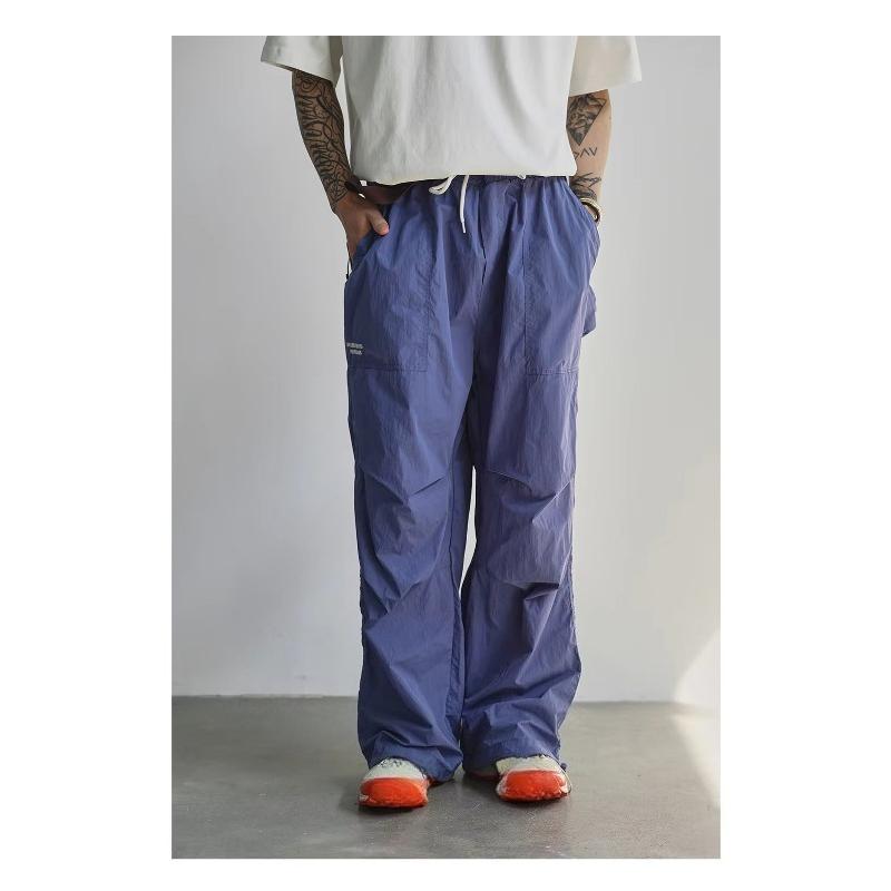 Lightweight Quick Dry Outdoor Work Trousers Men Women Summer Casual Loose Straight Leg Long Pants Mountain Hiking Bottoms