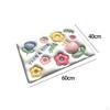 Floor Mat, Super Absorbent Bath Quick Cute Blossom Resistant 3D Floral Bathroom Carpet, for