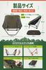 RiveRock Outdoor Low Chair, Ground Chair, Lightweight, Wide Seat, Cross-legged, [Passed Domestic Load-bearing Test] [Warranty Included] (Army Green)