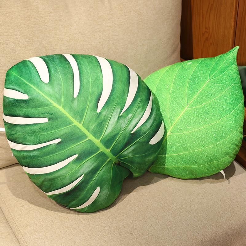 Leaf Pillow Succulent Leaf Shaped Throw Pillow Designed For Indoor Couch Sofa Living Room Home Decor Plant Lovers Garden Lovers