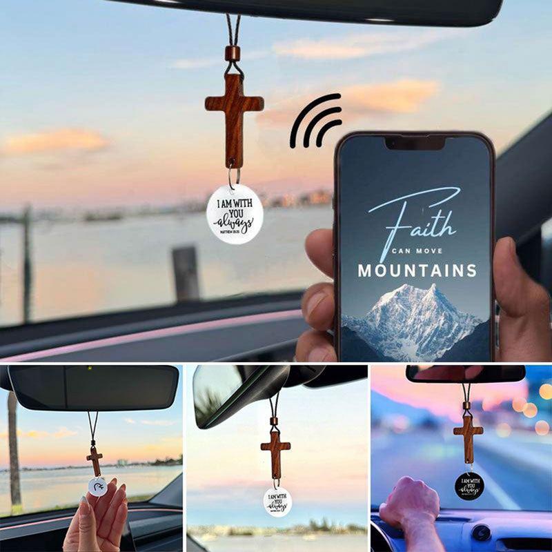 Car Cross Charm Decoration Cross For Rear View Mirror Exquisite Automotive Interior Accessories Rearview Decor For Men Women