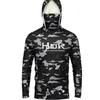 Men's Hooded Fishing Jacket with a Mask, Breathable Sportswear, Outdoor Activity Long-sleeved Fisherman's Outfit