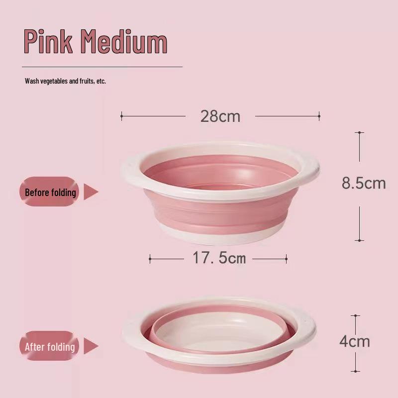 Portable Foldable Washbasin for Clothes & Vegetables