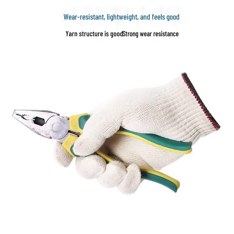 Jiaqili Heavy-Duty Cotton Work Gloves