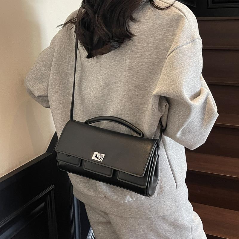 New Fashion Versatile Handbag Women's Solid Color Versatile Shoulder Crossbody Bag