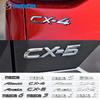 1ks ABS Zadní Kufr Auto Znak Logo Odznak Samolepka Písmeno Číslo Znak pro mazda 3 5 6 Atenza Axela CX-4 CX-5 323 Příslušenství