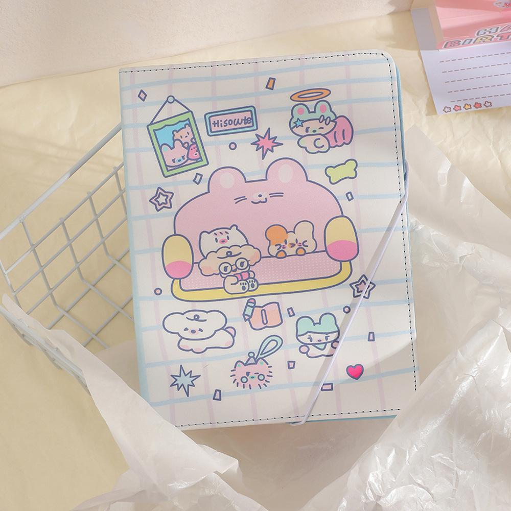 Korea Style Leather Diy Po Album with 10pcs Sleevs A5 Binder Pocard Holder Kpop Instax Album