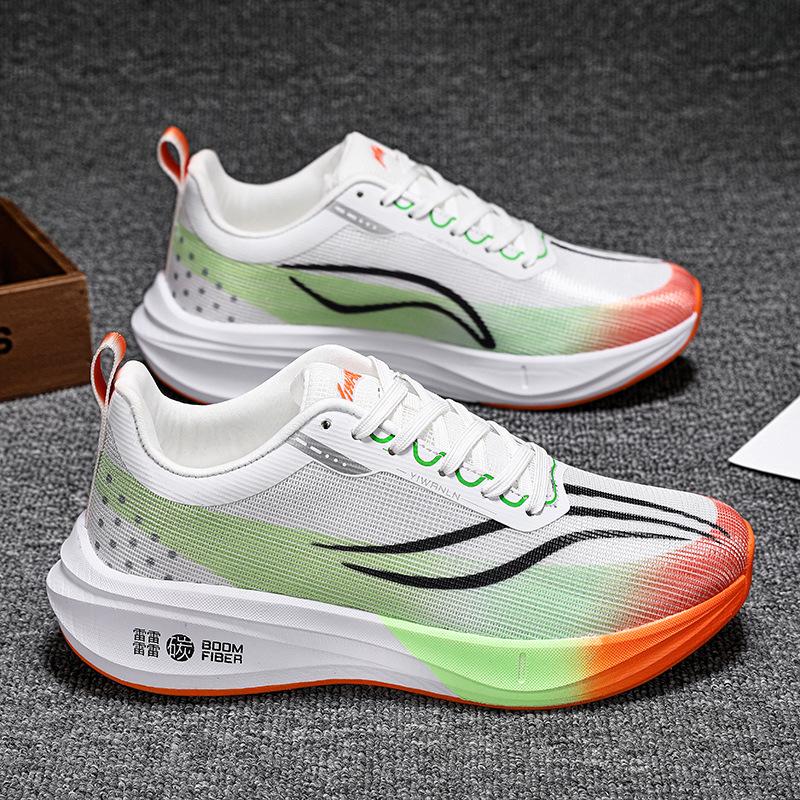 Feidian 3C carbon board running shoes for men's students autumn older children's sports ultra-light shock absorption professional racing training