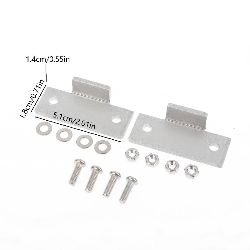 

1 Set Turntable Dust Cover Hinge Repair Kit Hinge Brackets With Screws Washers Nut For Technics SL-D2 3200 Q3