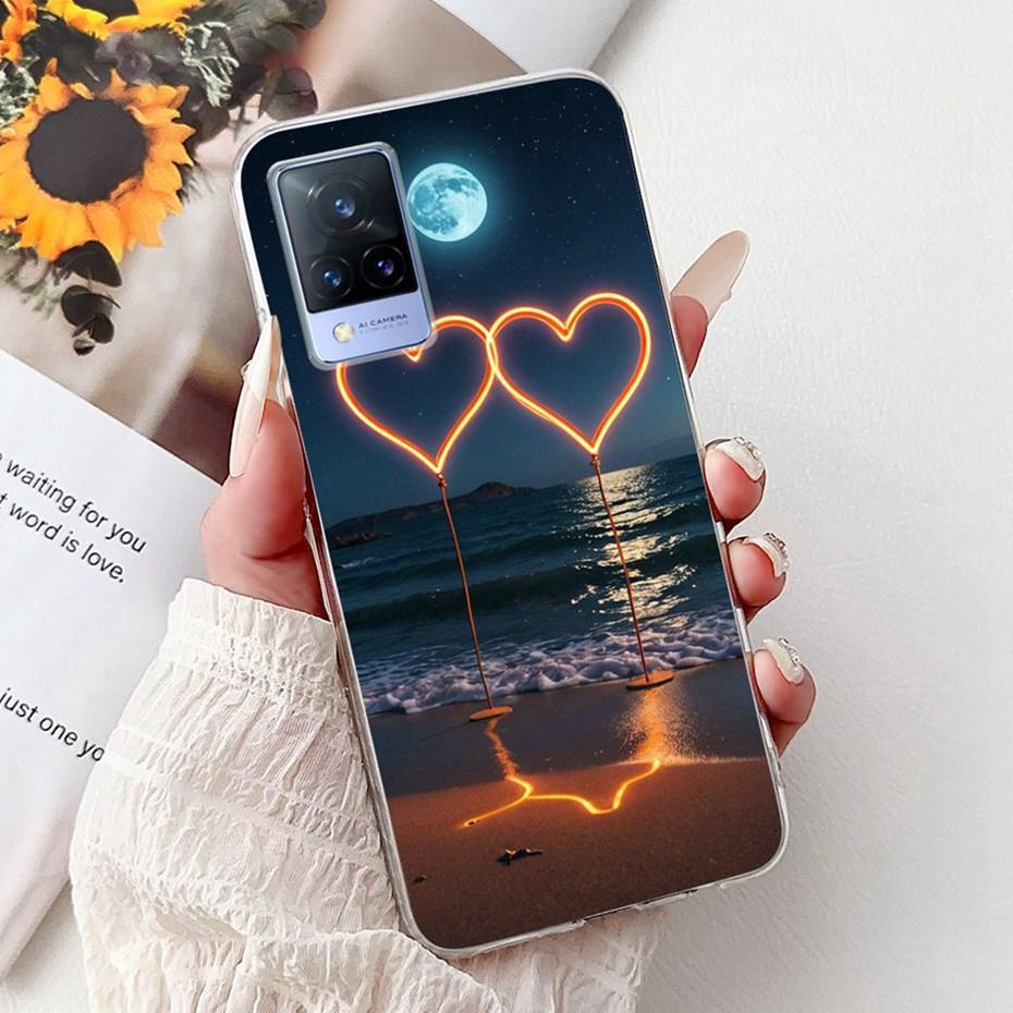 Fashion Painting Case For Vivo V21 V21e 4G 5G Soft Silicone TPU Phone Cases For Vivo V21s V21 V21E Covers Bumpers