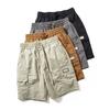 Cargo Shorts Men's Summer Thin Large Pocket Mountain Outdoor Machine Style Plus Size Loose Casual Straight Shorts
