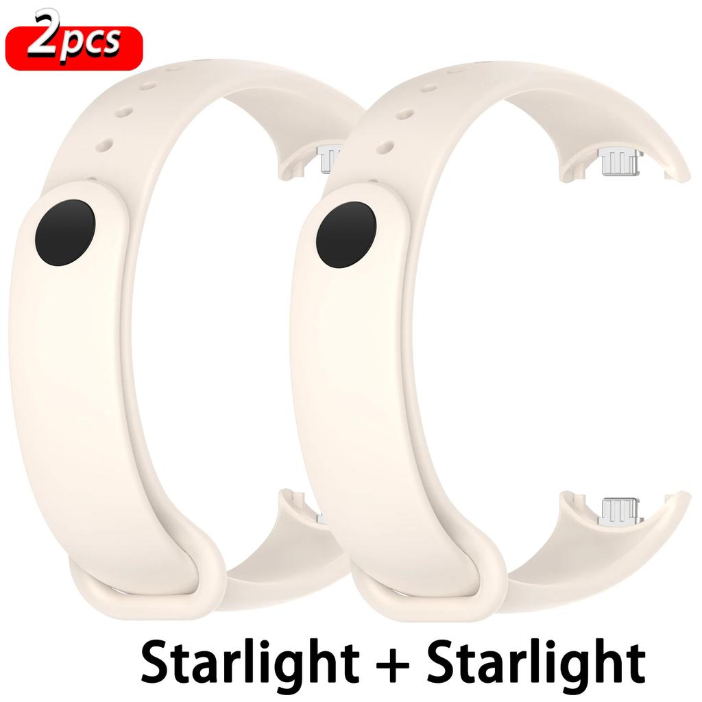 Pulseira de Silicone para Xiaomi Mi Band 9 8 Pulseira NFC Sport Rubber Pulseira Pulseira Correa Xiaomi Smart Band 8 Acessórios