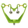 Outdoor Fishing Rod Bite Alarm Clips with Dual Loud Metal Bells Waterproof Plastic Material for Lake Freshwater Fishing