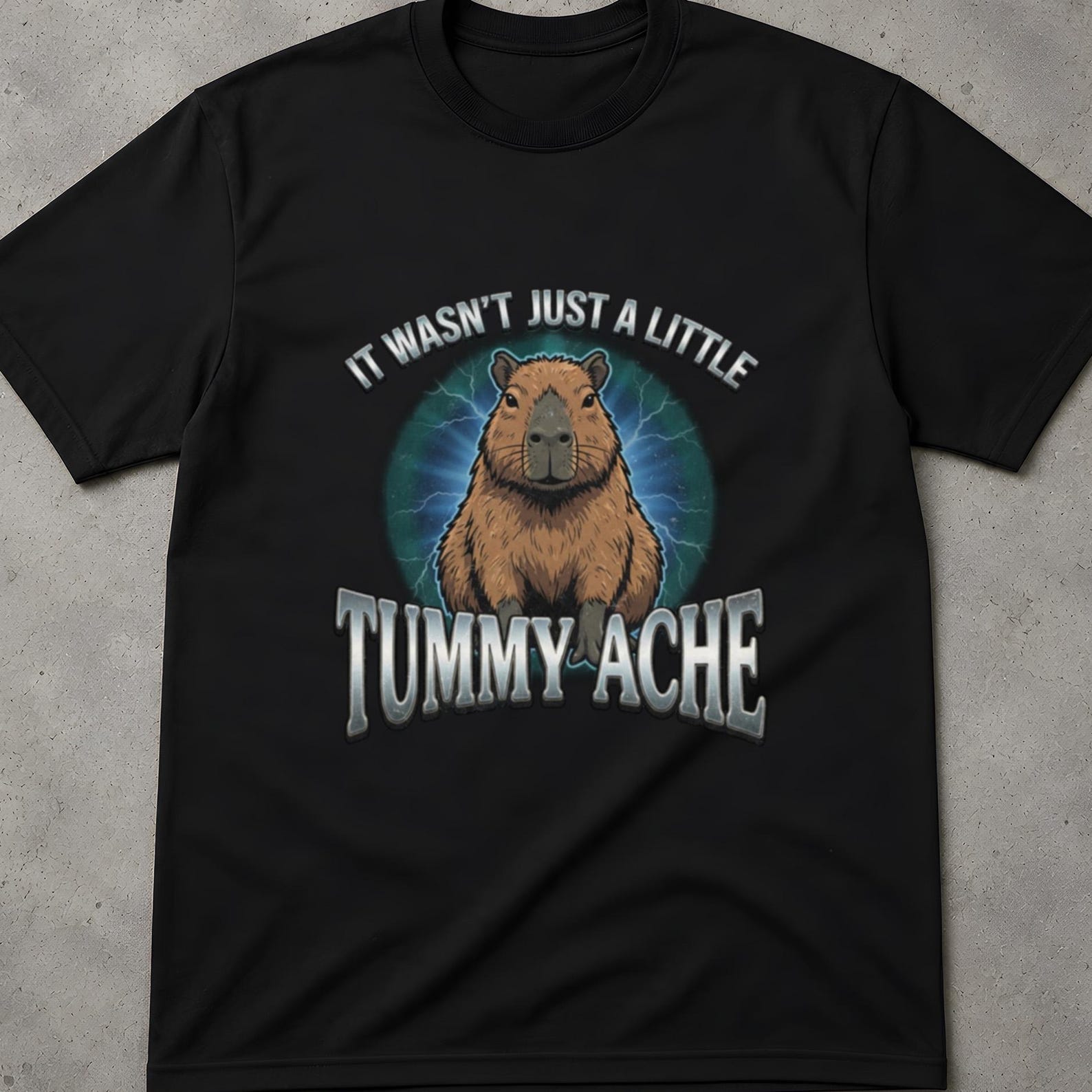 Survivor Meme Shirt, I Survived Tummy Ache, Tummy Ache Survivor, Tummy Ache Survivor Raccoon Shirt, Weird Shirts, Bootleg Shirt, Funny Shirt S