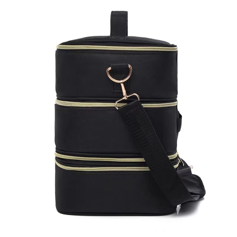 Portable Nail Care Tool Storage 3 Layer Shoulder Bags Gifts Cosmetic Bag Beauty Tool