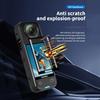1/2Pcs Curved Glass Screen Protector for Insta360 X5 + Magnetic Frame Cage With Cold Shoe Mount for Insta 360 X5 Accessories
