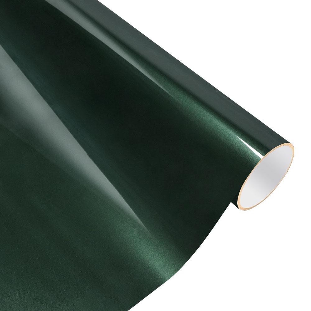 High Quality Gloss Car Vinyl Film PET Midnight Green Car Wrapping Decal With Air Release Technology Auto Styling DIY Decoration