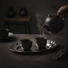 Mirror-Polished Silver Tray Elegant for Tabletop Entertaining, Everyday Home Use