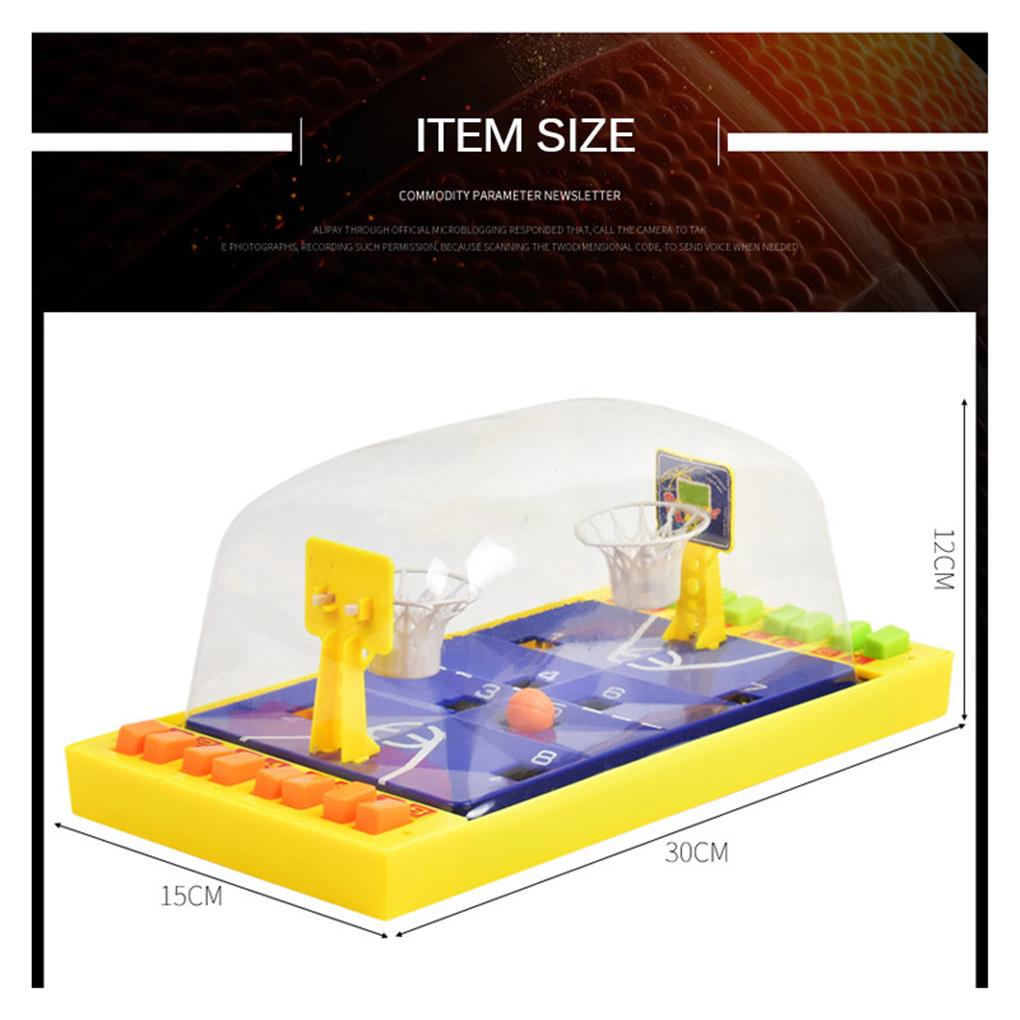 Basketball Battle Toy Competitive Parent-child Double Shooting Games Educational Tabletop Family Supply Desktop Toy for Children